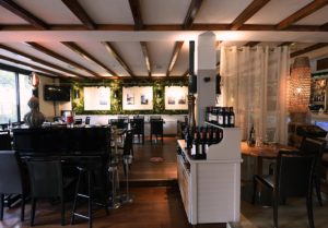 Intérieur du restaurant la Casa Nostra à Brest